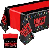 Gilprop 2 Pcs Strange Themed Tablecloth Birthday Party Decorations | 108x54 Inches Plastic Disposable Rectangle Tablecover, Birthday Party Decorations for Kids Girls Boys Baby Shower Supplies