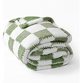 Ultra Soft Jacquard Shaggy Fleece Throw Blanket, Lightweight Warm and Plush, Cozy Couch and Travel Blanket, Multiple Colors and Sizes, Year Round Comfort, 50x60 Inches