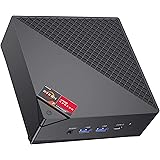 [Dual LAN Mini Gaming PC] AMD Ryzen 7 5800U Mini PC (8C/16T, up to 4.4Ghz) 16GB DDR4 512GB NVMe SSD Mini Computers Windows 11