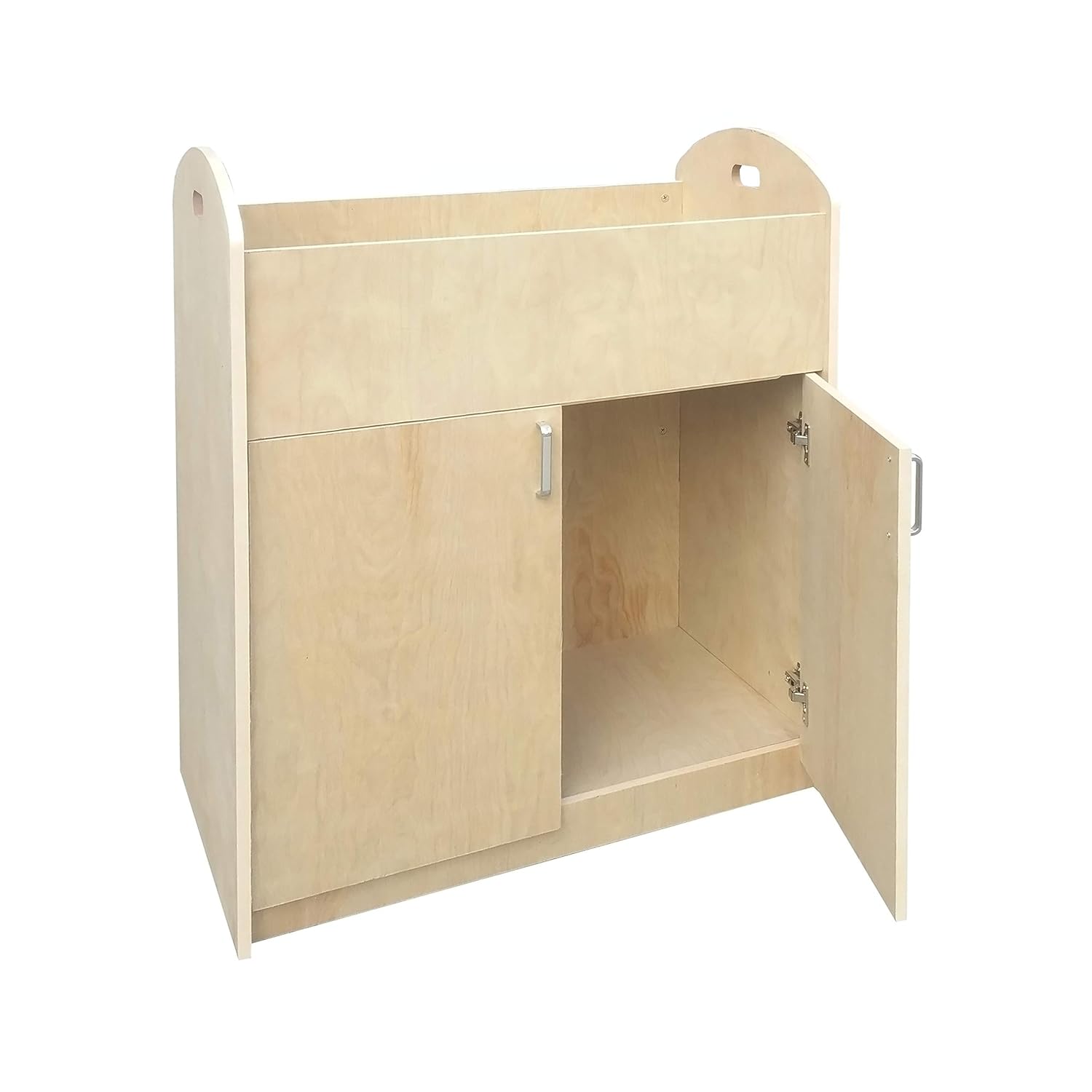 Wooden Changing Table Natural 18541BIRCH FixtureDisplays Children