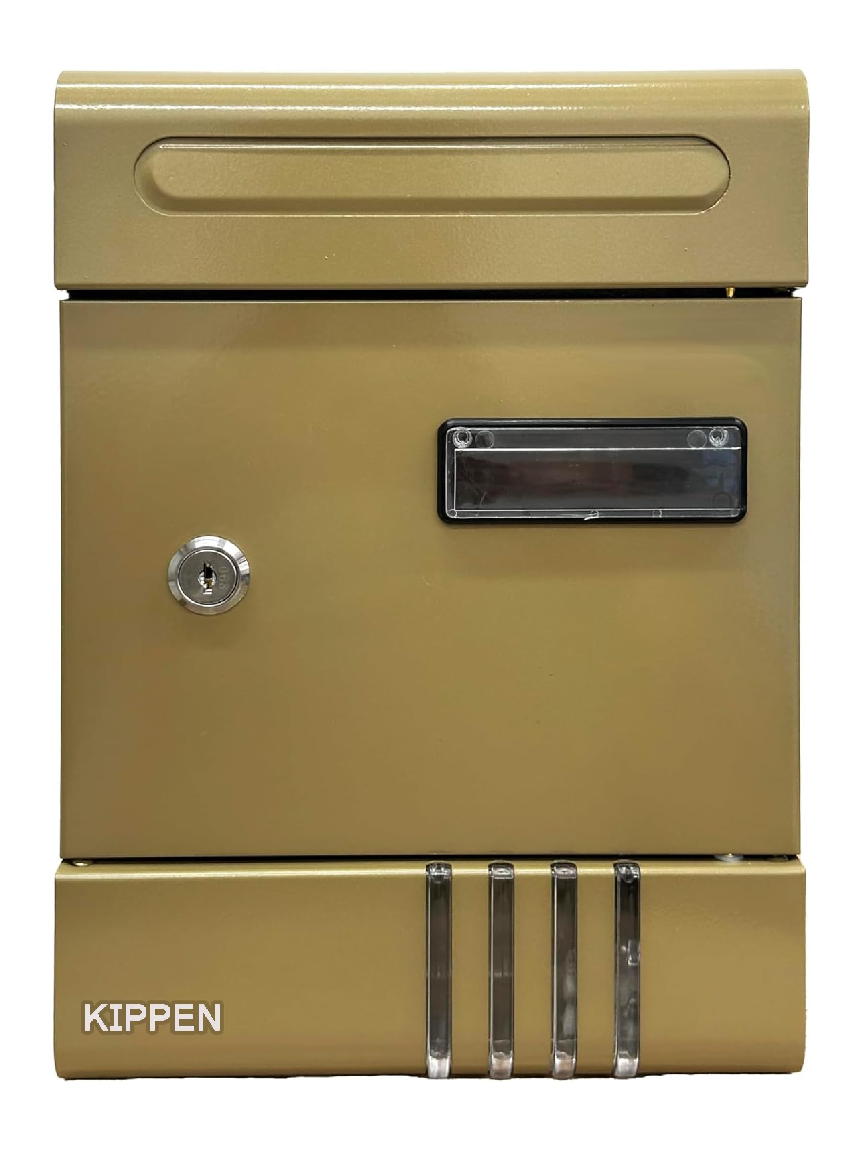 Kippen 10005LB - House Model Mailbox, Bronze Colour, Dimensions: 290 x 205 x 70 mm
