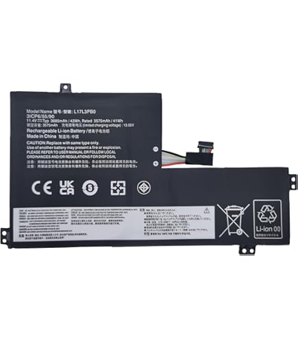 Amazon.com: NBULBL L17L3PB0 Laptop Battery Replacement for Lenovo