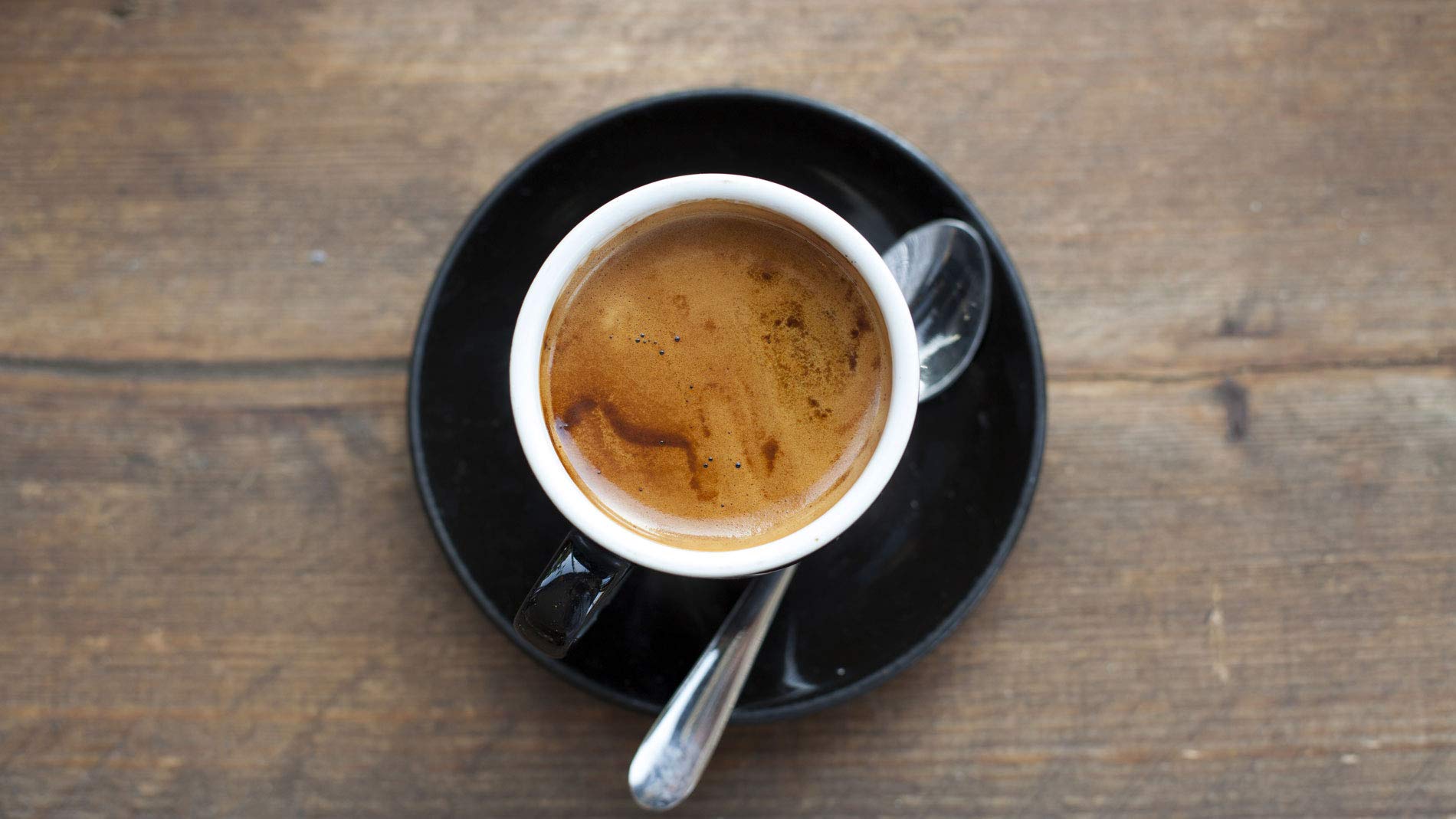 Nero - Set of 4 Modern Porcelain Black and White Espresso/Demitasse 3.2 Ounce Cups, Saucers, Stainless Steel Spoons, Tableware for Brunch, Dinner, Coffee and Dessert. By Equip