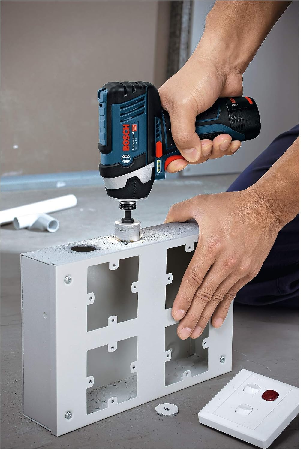 Bosch Professional 12V System GDR 12V-105 Cordless Impact Driver (excluding Batteries and Charger), Blue, Bare Tool - Image 5