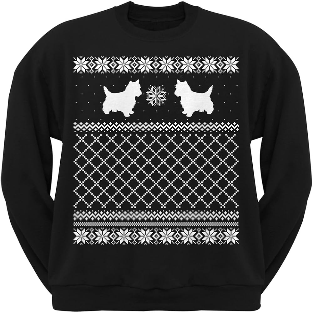 Yorkshire terrier christmas jumper Clearance