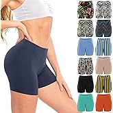 Sexy Basics Womens 12 Pack Ultra Soft Brushed Active Yoga Stretch Mini -Bike Short Boxer Briefs