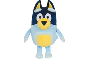Bluey Talking Bandit (Dad) 14" Talking Plush Bandit Plush Toy with 9 Phrases Theme Song