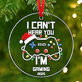 Video Game Ornaments Gifts 2025 - Christmas Ornaments Gifts for Kids, Teens, Boys, Men, Gamer - Unique Cool Funny Gamer Gift for Christmas Tree Ornament - Video Game Decoration Gift