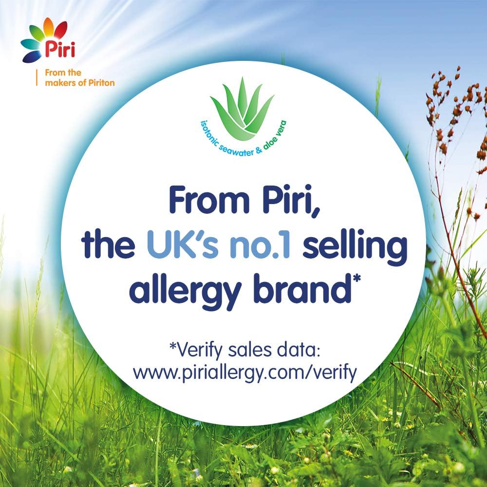 PiriNatural Nasal Spray, Daily Nasal Wash for Allergy Defence Allergens Hayfever & Dust Wash, 100ml, Other, 100 ml (Pack of 1) - Image 5