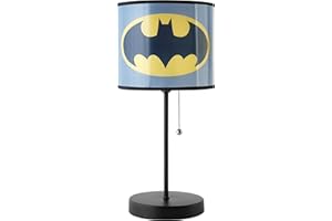 MARVEL Warner Brothers Batman Stick Lamp, Metal, Gray