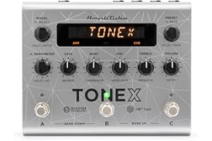 IK MULTIMEDIA TONEX Pedal Bass Edition - Bass Guitar Pedal for AI Machine Modeled Amps, Cabs, Stomps with Onboard FX, Midi, VIR Cabs and Custom IR Loader