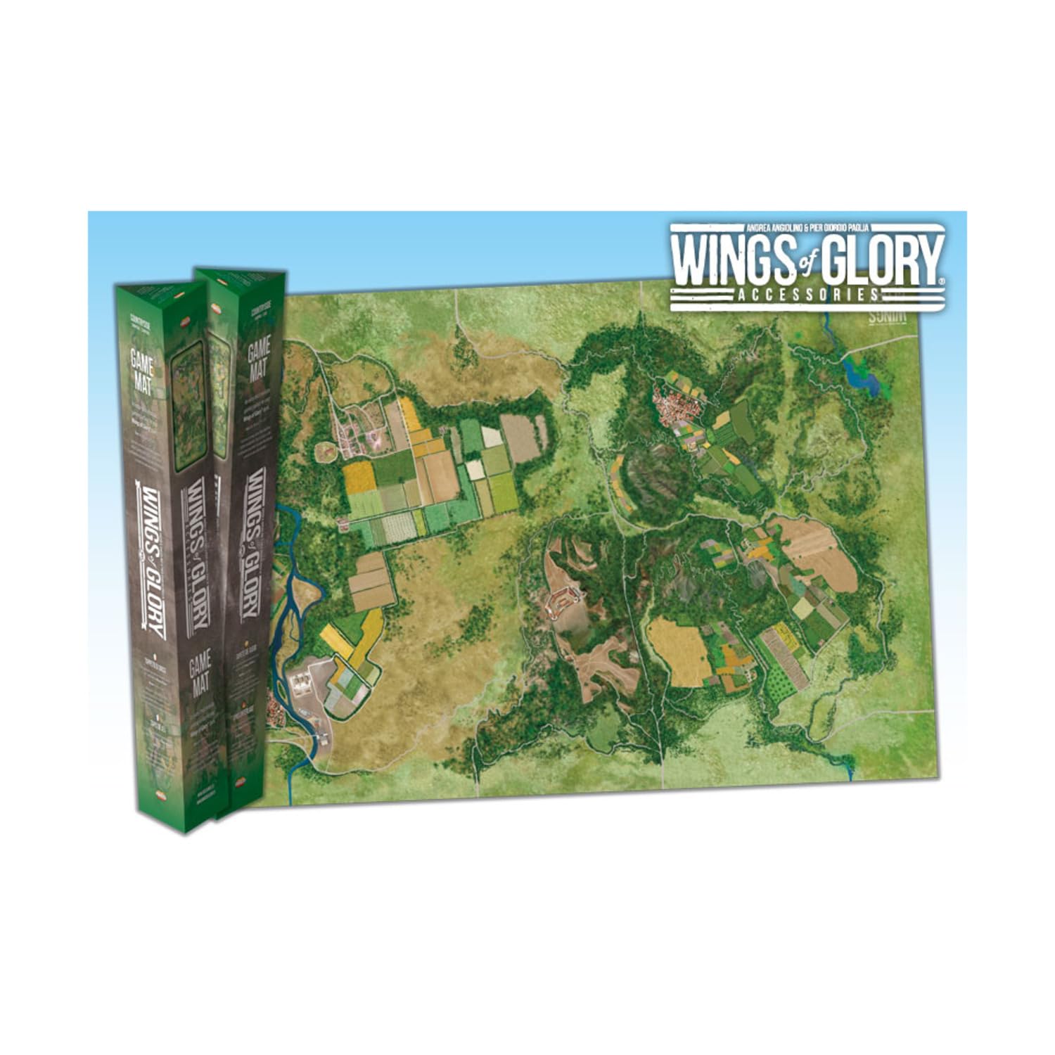 Wings of Glory Expansion Countryside Game Mat