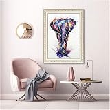 Lidiper 5D Diamond Painting Kit Elephant 30x40cm DIY Full Drill Crystal view 3