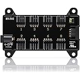 Noctua NV-FH2, 8 Channel Fan Hub for 5V, 12V, and 24V Fans, up to 60W Total with Optional 5.5mm Barrel Connector Power Supply