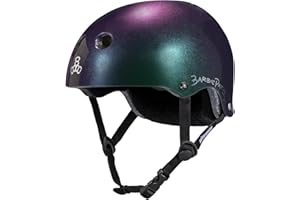 Triple Eight Deep Cover Helmet - Ideal for Skateboarding, Bicycling, BMX, and Roller Skating