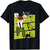 Ben 10 Three Alien Transformation Blocks Cartoon T-Shirt