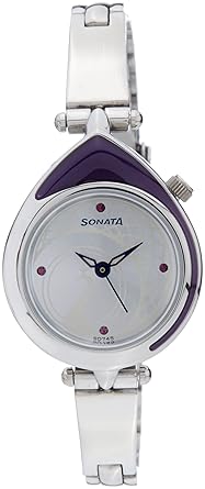Sitara Analog Silver Dial Women's Watch -NK8119SM01