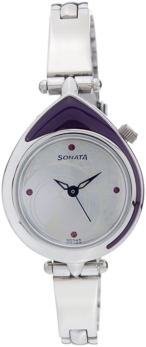 Sitara Analog Silver Dial Womens Watch -NK8119SM01