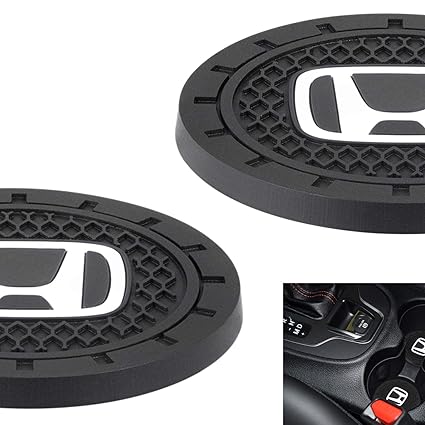 Aoooop Car Interior Accessories For Honda Cup Holder Insert Coaster Silicone Anti Slip Cup Mat For Honda Civic Accord Fit Insight Clarity Cr V Hr V