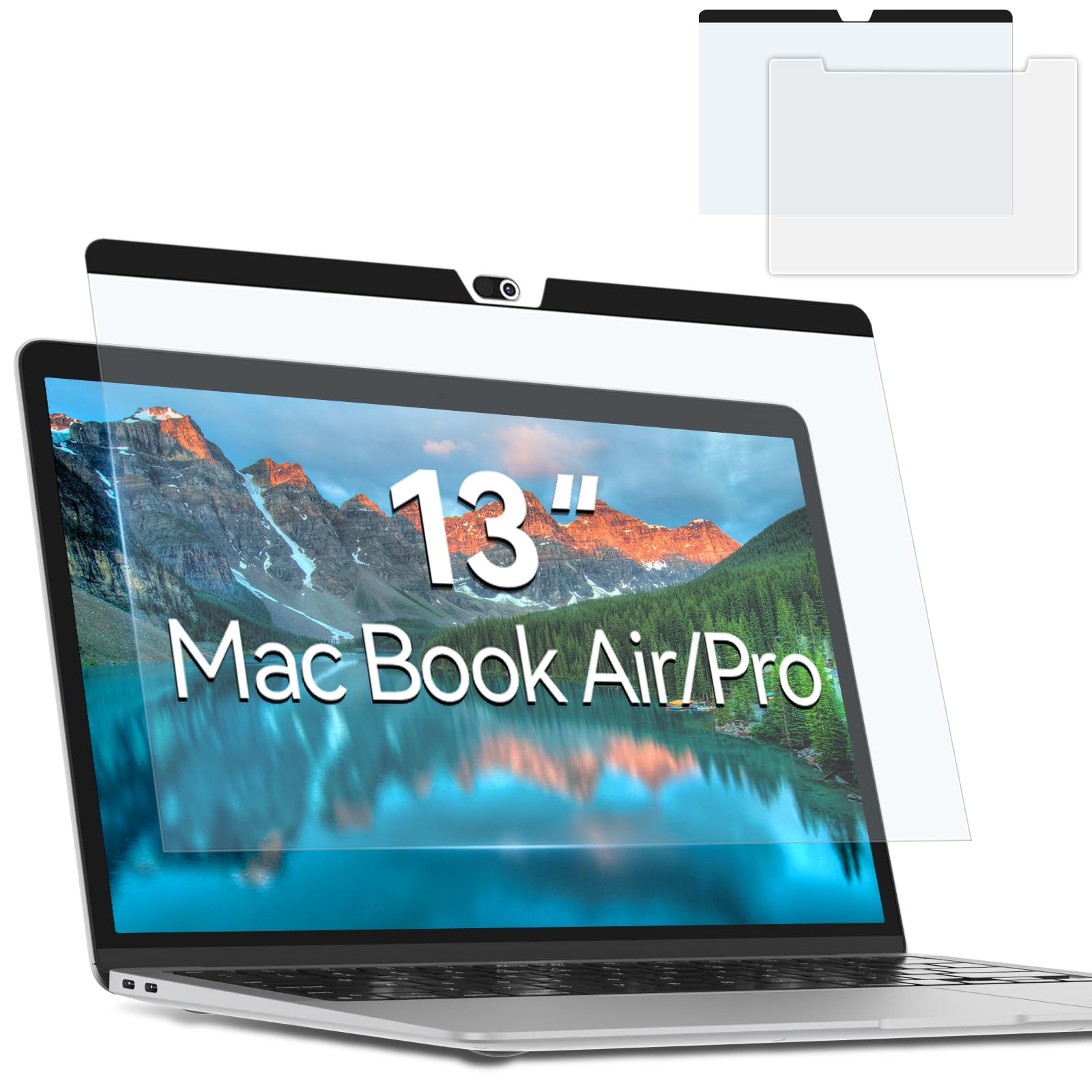 Photo 1 of Magnetic Anti Blue Light Screen Protector for MacBook Air/Pro 13 Inch (2016-2022, M1, M2), Removable MAC 13.3" Computer Film, Eye Protection Glare Laptop Screen Protector
