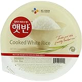 CJ Cooked White Rice, 7.4-Ounce Containers (Pack of 12)