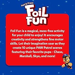 Skillmatics Foil Fun - PAW Patrol, Mess-Free Art