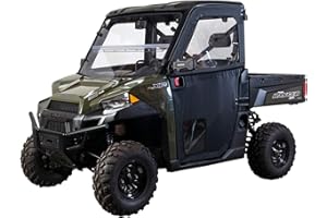 Seizmik UTV Framed Door Kit Compatible with Polaris Full Size Pro-Fit Ranger 900 XP, 570, 1000 XP 2013-2017 UTV Models | Polaris Door Kits | Cab Enclosure | Side by Side Accessories