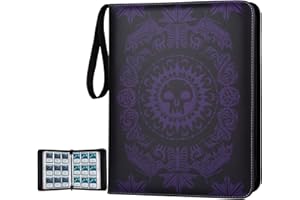 MTGPRO 9-Pocket Card Binder for MTG,720 Double Sided Pocket PU Trading Collection Binder,Premium Collector Card Album for MTG,TCG,Yugioh,Game Cards(Purple)