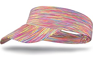 Topbuti Sun Visor Hat Women Men Stretch Headband Sport Wear Athletic Visors Cap for Tennis Golf Softball Running Beach Pool