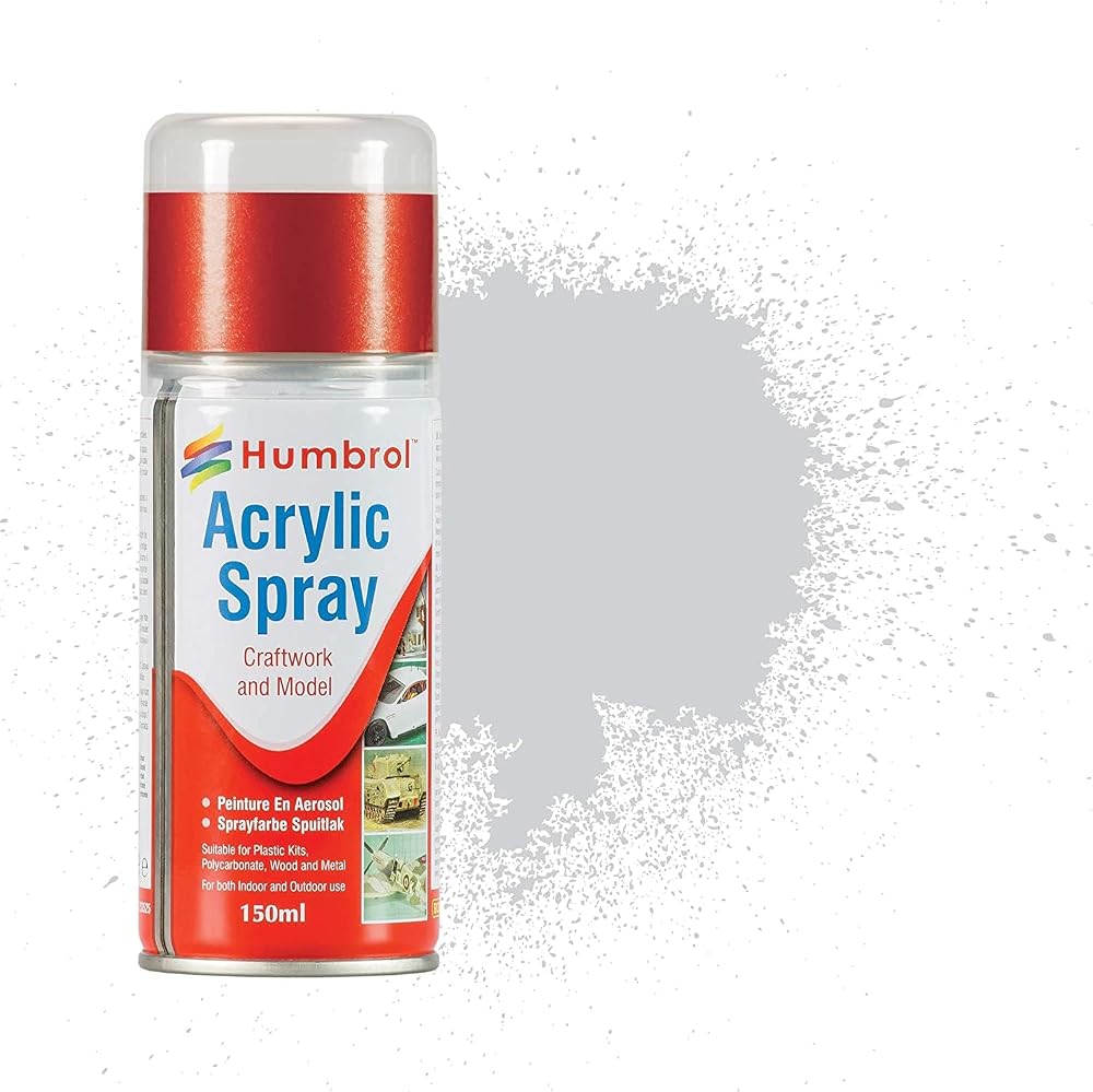 Humbrol Modellers Spray Paint AD6011 No 11 Silver 150ml