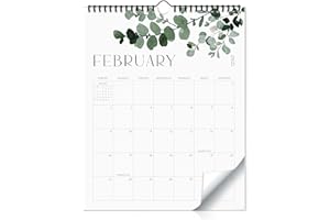 ZICOTO Aesthetic 2024-2025 Wall Calendar - Runs from June 2024 Until December 2025 - The Perfect Modern Greenery Calendar Planner for Easy Organizing