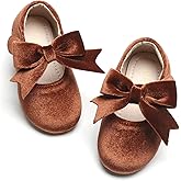 Kiderence Little Toddler Girls Dress Shoes Ballerina Ballet Flats Kids Mary Janes