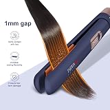 PARWIN PRO BEAUTY 3-in-1 Hair Styling Set Straightener Curler Brush Prussian view 3
