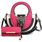 Designer Handbag Black Multi-Color Leather Vintage women's handbag Large Capacity Multi-layer 2025 new in crossbody