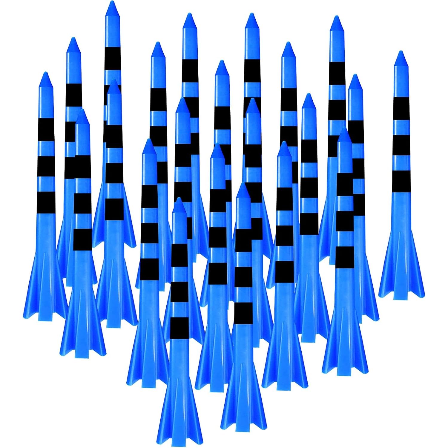 FUZVOL 50 Pcs Golf Tees Durable Plastic Tees Unbreakable 3 1/4 Inch 83mm Driver Tees Reduces Friction & Side Spin 5 Prongs Plastic Tees for Golf Lovers