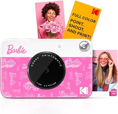 Kodak x Barbie Printomatic 5MP Instant Camera Zink 2x3 Sticky Paper
