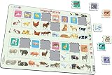 Larsen GP11 Animal Families MemoPuzzle 32pc Jigsaw for Kids Mother Baby Matching view 10