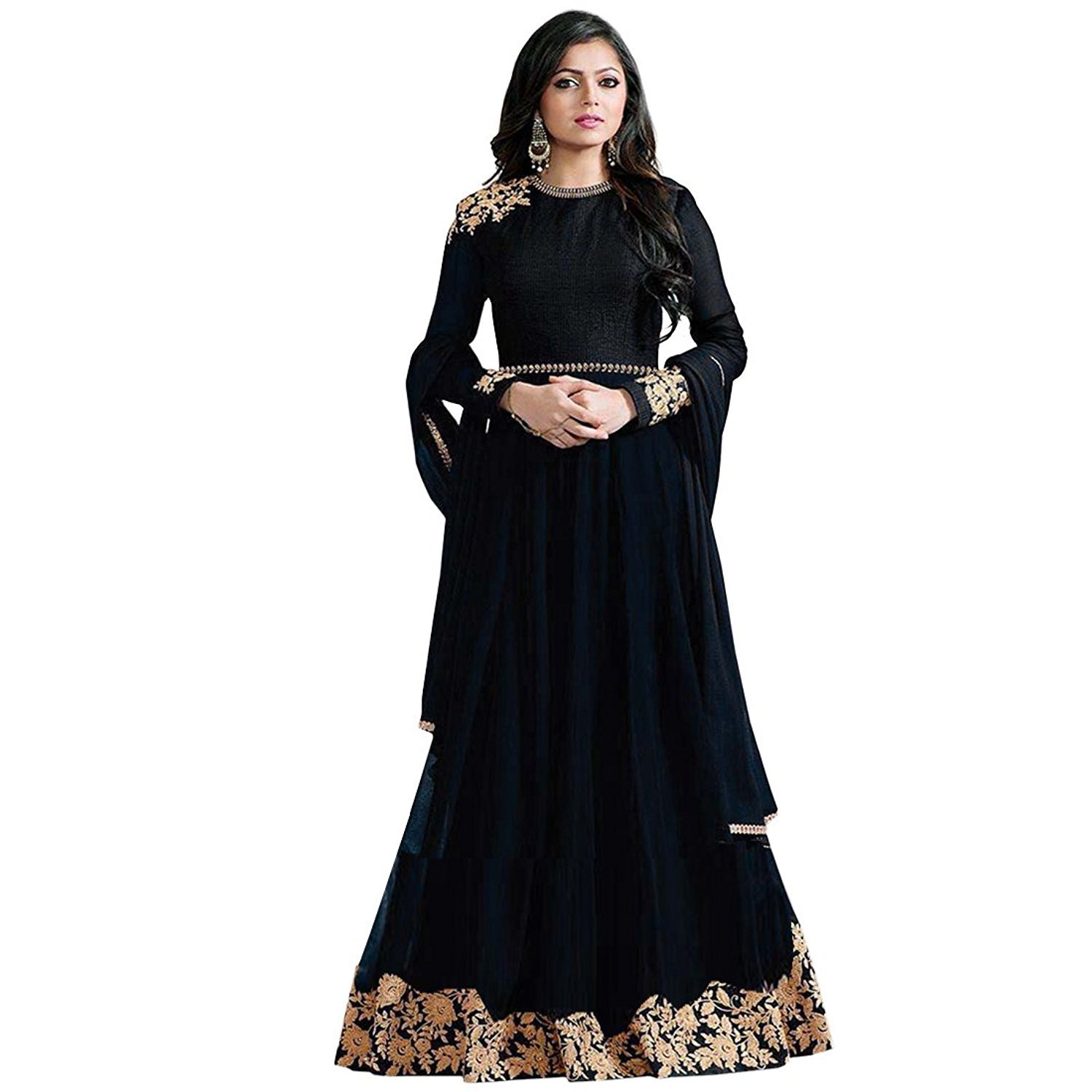 gown new long emprire gown for woman heavy embriodery gown new designer gown for every occasional party wear wedding functions with amazon sale and discount