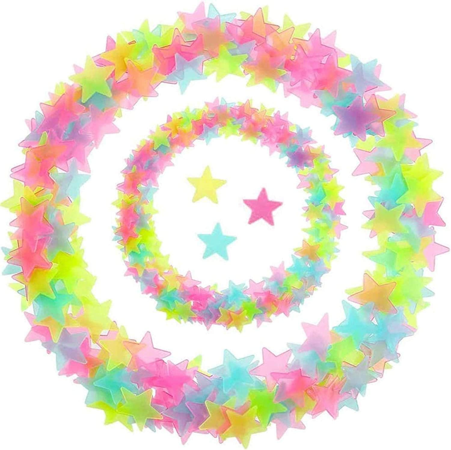 Glow in The Dark Stars Stickers, 200 Pieces Glow Stickers