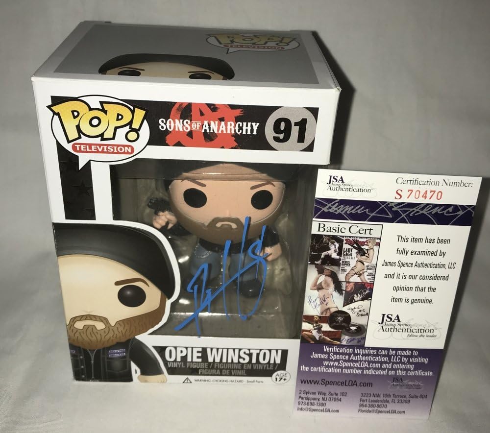 Ryan Hurst Signed / Autographed Opie Winston Sons of Anarchy Funko Pop Toy Doll Figurine - JSA Certified