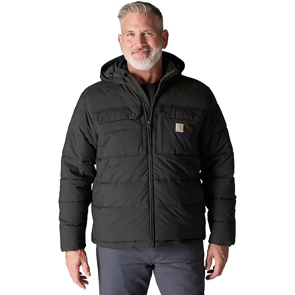 Carhartt Men's Yukon Extremes Full Swing Insulated Coat-Black
