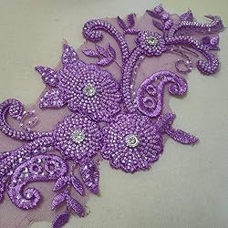 3D Beaded Lace Applique Light Luxury Clothing