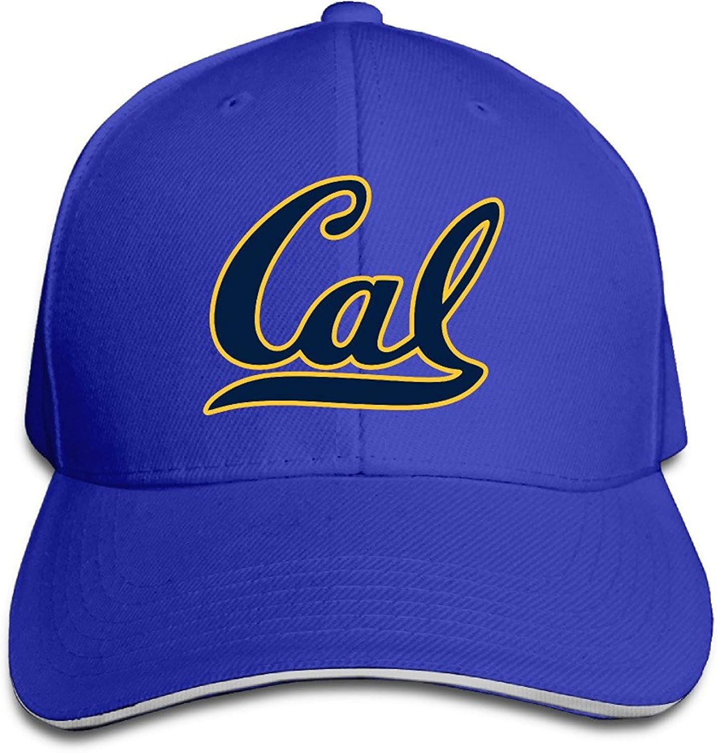 T121 University of California Berkeley Cal Sandwich Flex Fit Hat Unisex Chapeau Black