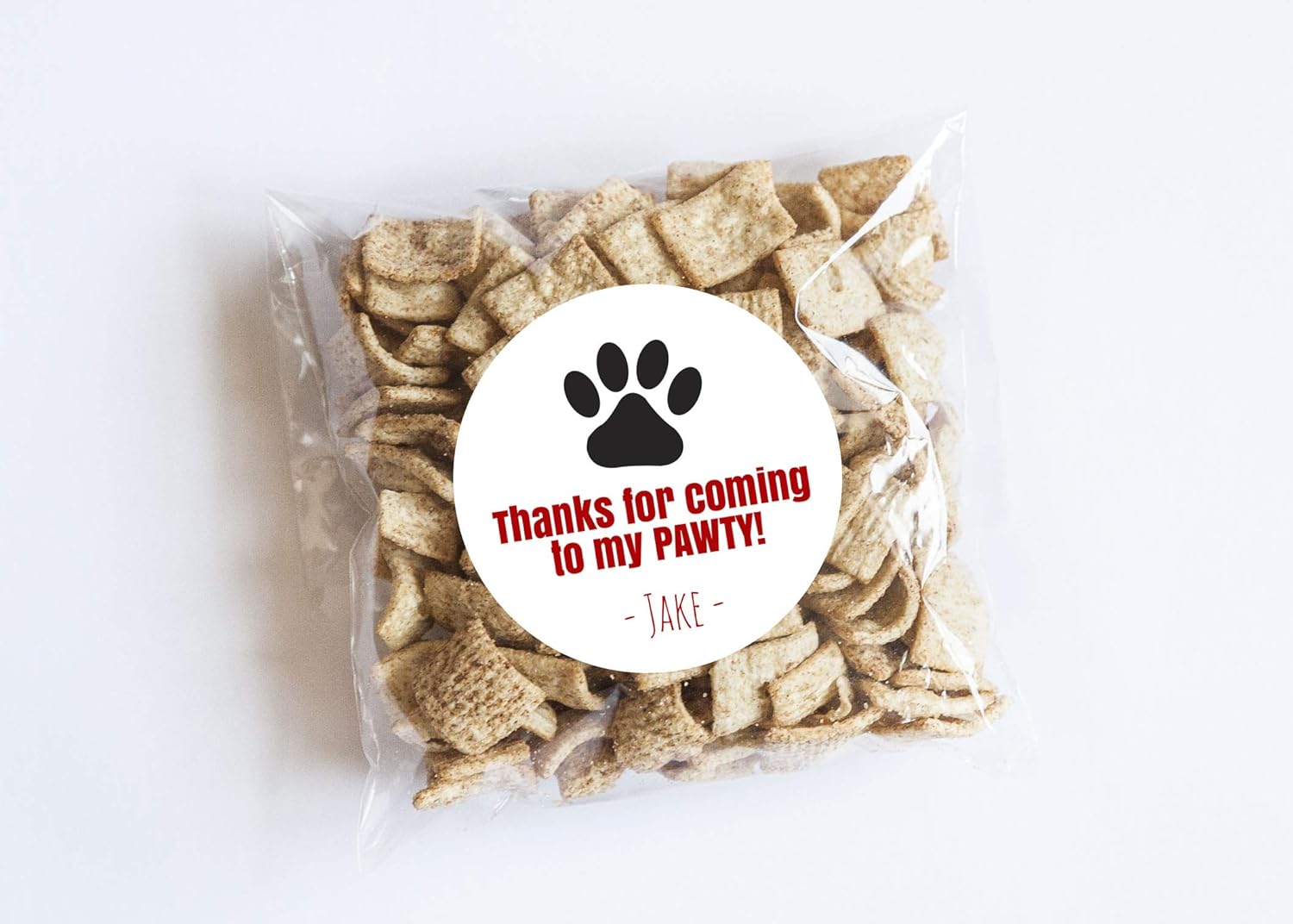 Paw Print Stickers Set of 12 Handmade