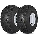 GICOOL 20x10.00-8 Lawn Mower Tire and Wheel, 4 Ply