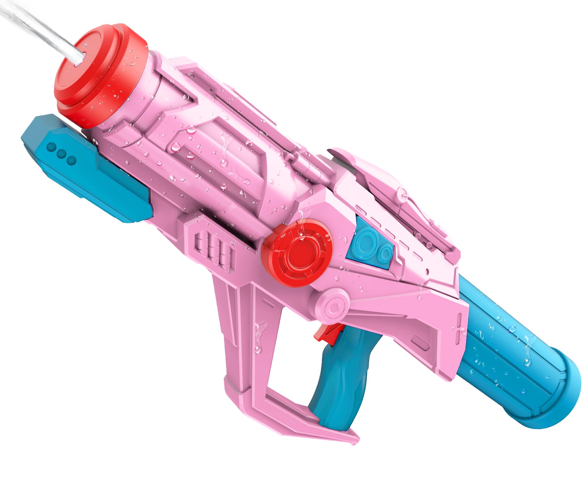 Photo 1 of Water Guns for Kids, Super Squirt Gun Water Soaker Blaster - Big Size - 32ft Long Shooting Range - High Capacity - Quick Refill - Summer Water Toys Gun for Boys Girls and Adults Outdoor - Pink
