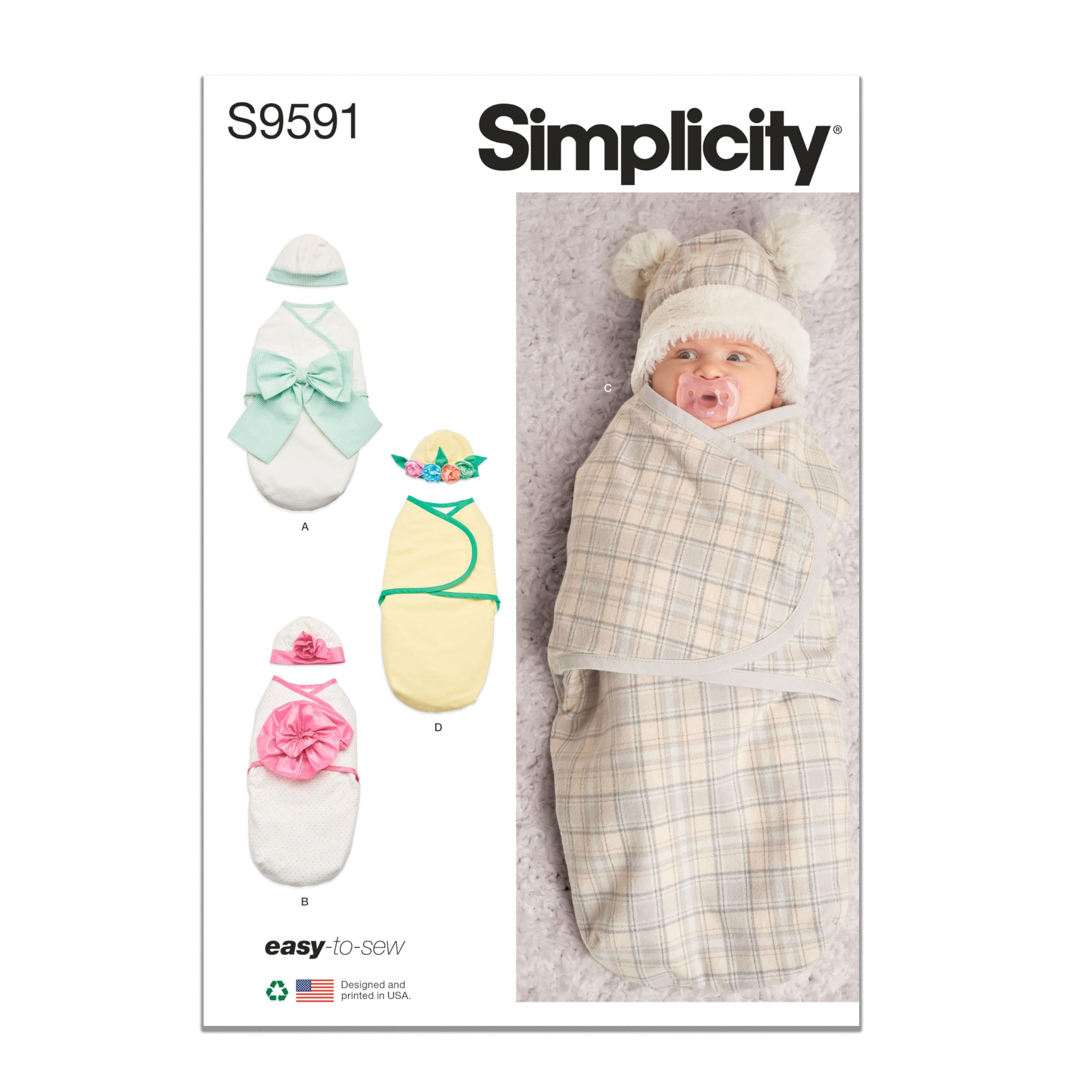 Simplicity SS9591A Baby Sportswear A (XXS-XS-S-M)