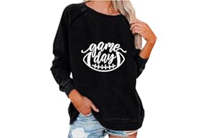 UTSJKR Baseball Sweatshirt for Women Game Day Print Long Sleeve Loose Pullover Tops 2023 Vintage Teen Girls Blouses T Shirt