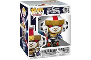 Funko Pop! Super: Mighty Morphin Power Rangers: The Movie - Ninja Megazord - Metallic - Power Rangers Movie - Collectable Vinyl Figure - Gift Idea - Official Merchandise - Toys for Kids & Adults