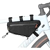 Rhinowalk Bicycle Front Frame Bag Waterproof Bicycle Bag 1.7L Cycling Accessories Nylon Pack Pouch for MTB Road Bike Cycling Commuting and Outdoor Adventures